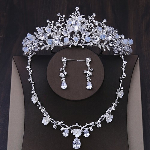 Set orecchini corona diadema