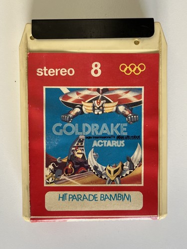 Stereo8 cartridge goldrake hit - goldrake,