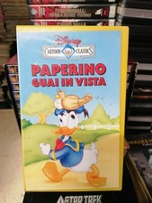WALT DISNEY - PAPERINO GUAI IN VISTA - VIDEOCASSETTA VHS  1994