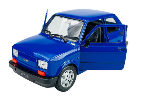 Welly fiat 126p blu - blu, 1:21