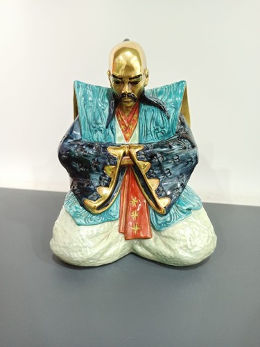 Statua samurai porcellana - samurai,
