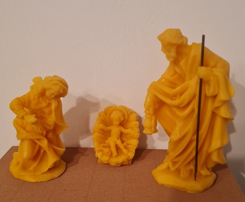 Presepe trinità cera api - presepe,