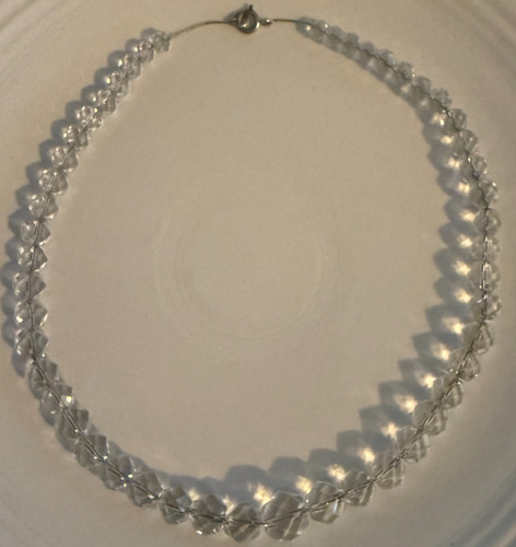 Antica collana cristallo