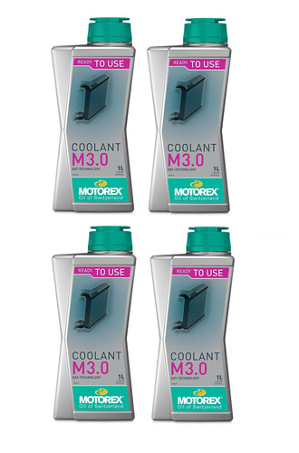 Motorex coolant 4x 1l - motorex, m3.0