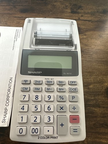 Sharp 1611v calcolatrice - sharp, el-1611v