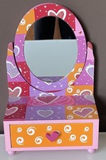 SPECCHIERA GIOCATTOLO BAMBINA VINTAGE MISURA 15X9X24 cm CIRCA