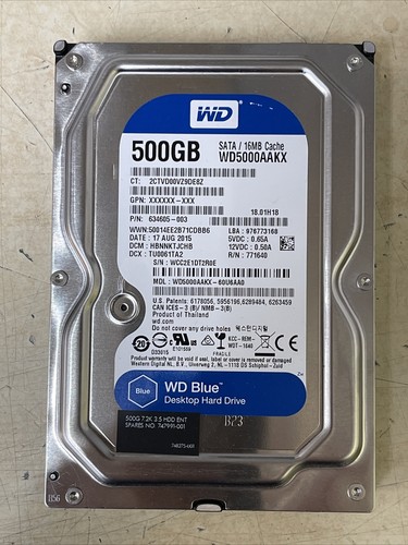 Hard disk blue wd5000aakx - hard,
