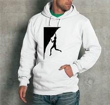 FELPA CON CAPPUCCIO UNISEX "FREE CLIMBING UOMO DONNA UNISEX ARRAMPICATA MONTAGNA