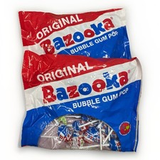 x2- Bazooka Bubble Gum Lolli