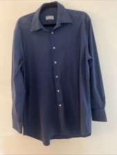 Prada Men’s Shirt 43/17 Blue