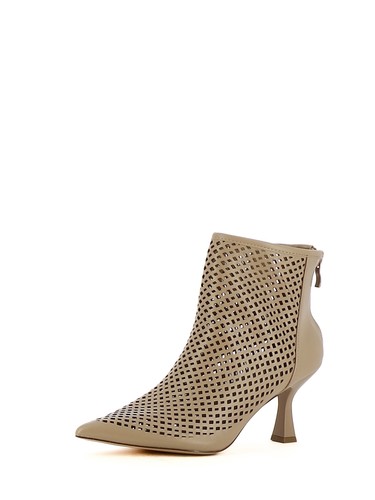 Tronchetti donna beige chiaro