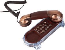 Telefono Antico Fissato Al