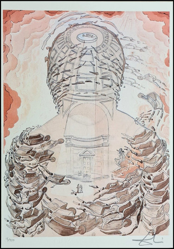 Salvador dali the wheelbarrow - dali,