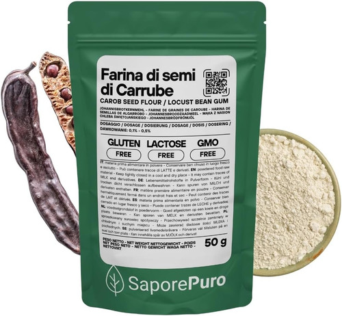 Farina semi carrube pura - farina,
