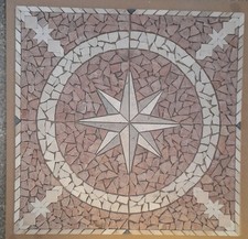 Rosone in marmo Rosa Dei Venti