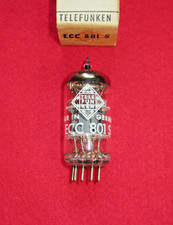 ECC801S TELEFUNKEN ROMBO ULM come nuovo tubo testato 100% Tube Valve Valvula
