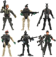 6 Pezzi Soldatini Militari