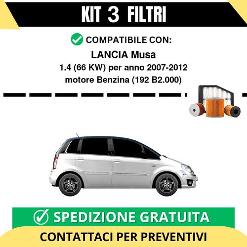 Kit filtri tagliando per - 3,