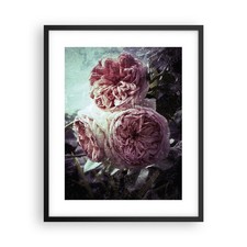 Poster 40x50cm fiori vintage - 40x50cm,