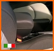 BRACCIOLO regolabile per Alfa Romeo Mito dal 2014 in SIMILPELLE NERO-ribaltabile