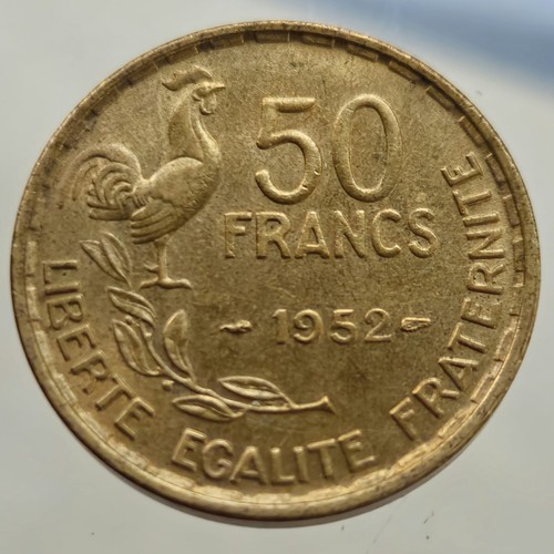Francs 1952 guiraud coq - guiraud,