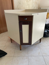 mobile cucina usato  Beige . Dispensa Alim.  porta Pentole Rifiniture Marrone