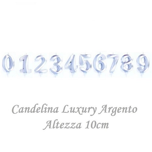 Candeline argento luxury - argento,