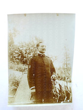 ANTICA FOTO MILITARE DIVISA UNIFORME FREGIO MAESTRO DI SCHERMA