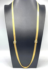 Collana lunga multifilo in oro