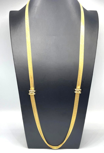 Collana lunga multifilo oro - collana,