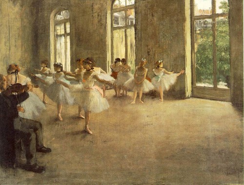 Degas ballett rehearsal - degas,ballett,