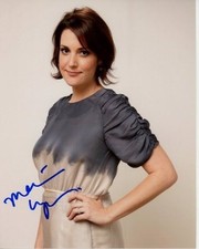 MELANIE LYNSKEY foto firmata 8x10 con ologramma COA DUE UOMINI E MEZZO