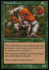 Magic MTG 2X ENERGUMENI DI SIMIA GRUNTS UL