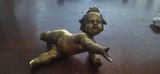 Giuseppe Cappe' Porcellana  Capodimonte  putto bimbo Con Rosa   oro