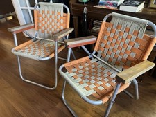 2 sedie da prato pieghevoli