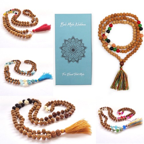 Collana mala rudraksha 108 - rudraksha,