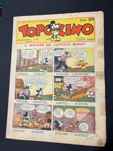 Topolino giornale originale - topolino,