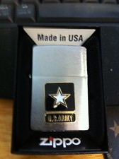Army zippo made in - us,