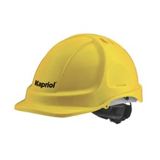 CASCO PROFESSIONALE DA CANTIERE ELMETTO IN ABS ANTIURTO EN397 GIALLO KAPRIOL