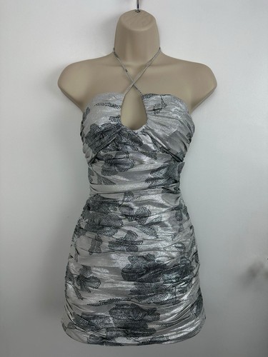 Mini abito zara argento - abito,