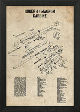 ruger 44 magnum poster arte da