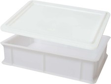 Cassetta Per Lievitazione Pizza E Pane, Contenitore Impasto + Coperchio 30x40x10