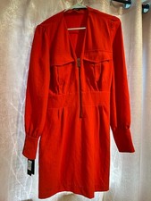 Pinko Capeta Abito Red Dress -