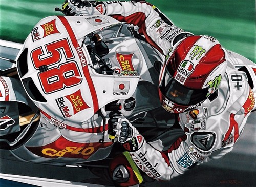 Marco simoncelli 90x70 - marco, cm