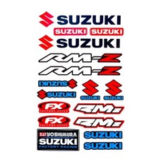 Adesivi Suzuki Casco Moto Corsa Pista Carene Bici Scooter Overboard Monopattino