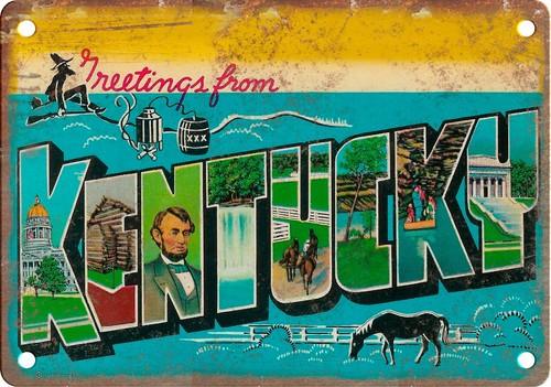 Kentucky saluti cartolina - saluti,