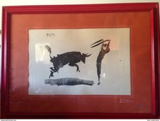 dipinto toro e torero