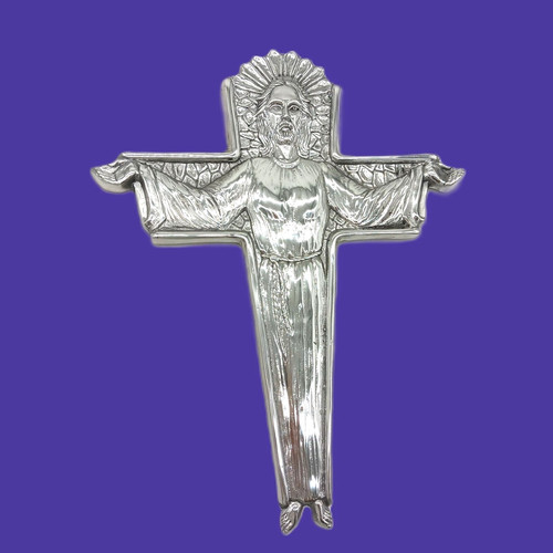 Croce parete metallo - da,
