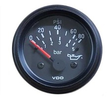 VDO gauge Oil pressure 80 psi