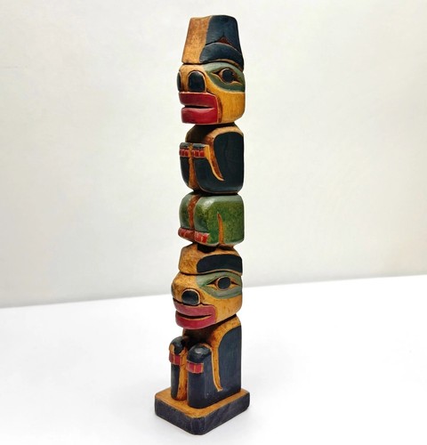 Antico totem 1910 nativi - antico, c.1910